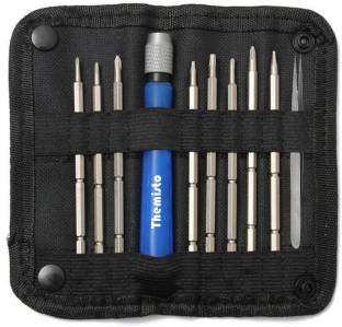 tHemiStO 9 in 1 Tool Kit for Repairing Mobiles, PDA, Laptop with Screwheads and Tweezer Precision Screwdriver Set