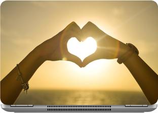 imbue Sunset hands 2 all laptop type Laptop Skin Compatible for 15.6 inch