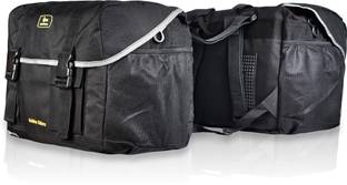 Golden Riders RYDRO 69 ltrs Double-side Black Fabric Motorbike Saddlebag