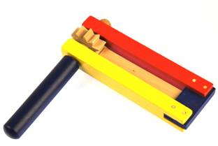 BuzyKart Football Rattle / Highly Noisy Musical Ratchet Device Wooden Rattle Toy For New Born Kids Rattle