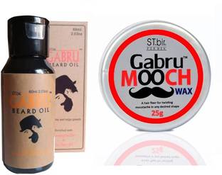ST.bir Gabru Beard Oi Mooch Wax & Mooch Wax Combo