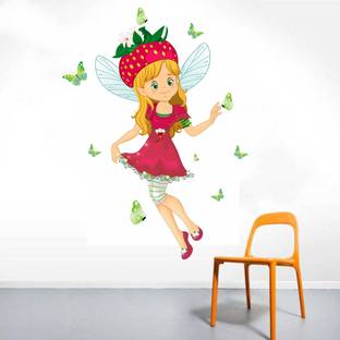 Happy Walls Baby angel with butterflies