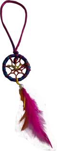 Ryme Multicolor 1 inch Mini Dream Catcher for Bedroom, Car & Wall Hanging - Small Cotton Dream Catcher
