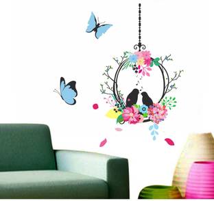 Happy Walls Bird nest cage in flowers