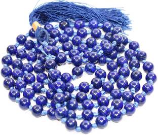 Stargems Lapis Lazuli Mala Beads SIZE-8MM Reiki Healing and Vastu Lapis Lazuli Stone Necklace