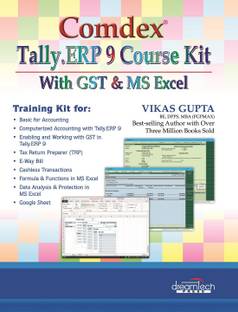 Comdex Tally.ERP 9 Course Kit with Gst and Ms Excel