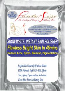 FANTASIZE Snow-White Skin Polisher tan pigmentation Acne, Spots Reduction Facial kit With free TAn Removal Face Body Brightening Soap