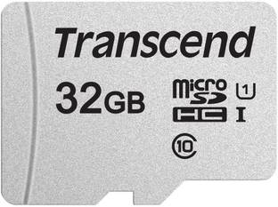 Transcend TS32GUSD300S 300S 32 GB MicroSDHC Class 10 95 MB/s  Memory Card Compatible with Camera, Mobile, Tablet