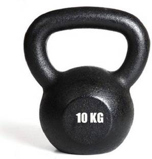 KAKSS Cast Iron 10Kg Black Kettlebell