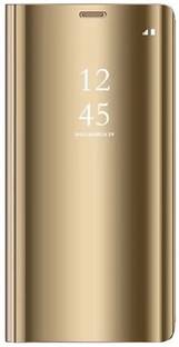 DG MAll Flip Cover for Samsung Galaxy S8 Plus - SMART CASE - Golden