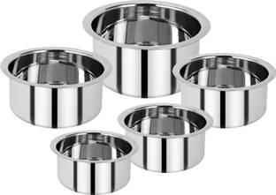Millerhaus Steel Tope without Lid Pot 15 cm diameter 1 L capacity