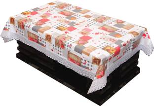 KUBER INDUSTRIES PVC (Polyvinyl Chloride) 6 Seater Printed Table Cover