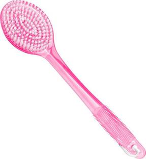 PANACHE Bath and Body Brush, Rose Pink Clear