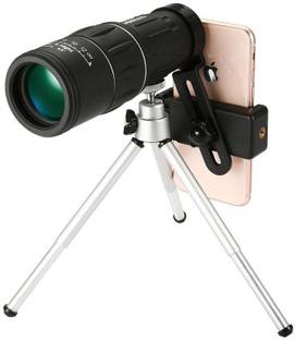 ROQ 16x52mm Monocular telescope, Dual Focus optics Zoom portable Night Vision_High Definition_Handheld Mobile Clip And Tripod Monocular Mobile Phone Lens