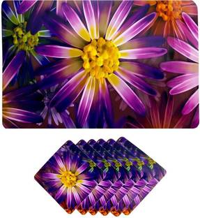 LooMantha Rectangular Pack of 12 Table Placemat