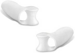 AGE CARE Hallux Valgus Beetle-crusher Bone Ectropion Small Toe Separators Silicone Gel Orthosis Bunion Protector Massager Feet Care ( 1 Pair)