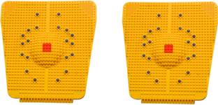 VRV Combo Foot Massager for Good health Yellow 5 mm Accupressure Mat