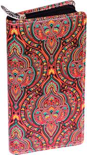 किट्टू rangoli Traveling Wallet And 2 Passport, Cum Boarding Pass,10 Cards Holder and lots more (mehroon)