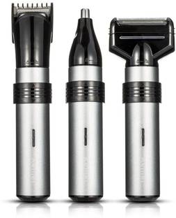 Gemei 572 3 in 1 nose trimmer beard trimmer and shaver Grooming Kit 30 min  Runtime 4 Length Settings