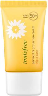 innisfree Sunscreen - SPF 50 PA+++ Perfect UV Protection Cream - Triple Care