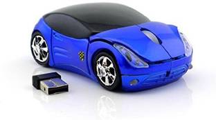 microware Cool Sport Car Shaped Mouse 2.4GHz Wireless Car Mouse Wireless Optical  Gaming Mouse  with Bluetooth