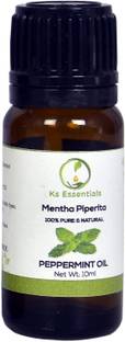 Ks Essentials 100% Pure & Natural Peppermint Oil (Mentha piperita) (10 ml)