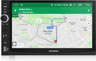 WOODMAN Luxury WMLXGPS22 Double Din With Inbuilt GPS Navigation System & Screen Mirroring Car Stereo