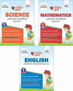 Olympiad Champs Science, Mathematics, English Class 1 with Past Questions