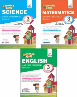 Olympiad Champs Science, Mathematics, English Class 3 with Past Questions