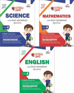 Olympiad Champs Science, Mathematics, English Class 4 with Past Questions