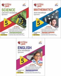 Olympiad Champs Science, Mathematics, English Class 5 with Past Questions