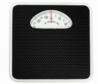 Ruhi Large Surface Iron Analog Weighing Scale  (Black) Weighing Scale