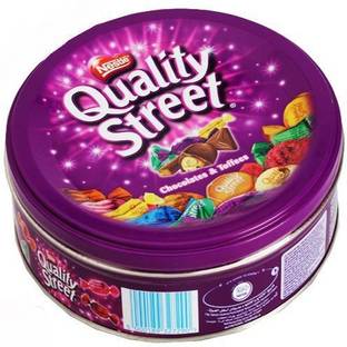 NESTLE Quality Street Chocolates & Toffees Tin Box Fudges