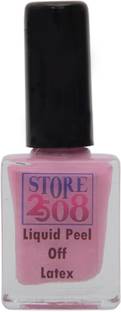 Store2508 Liquid Latex for Nails. Peel off Nail Polish Barrier. Cuticle Guard. Skin Barrier Protector. Latex Tape for Nail Art (Pink, 10ml) Pink