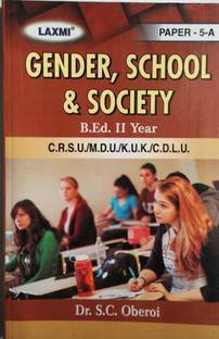 GENDER, SCHOOL AND SOCIETY  - B.ED 2ND YEAR BOOK