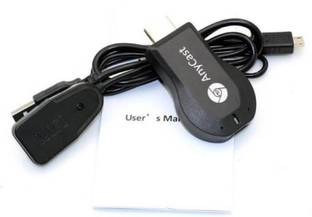 Phezo M2 HDMI Dongle TV stick Cast Airplay Mirror Hi-Tech-118 Bluetooth (Black) Media Streaming Device