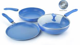 CRYSTAL Vivid Series Induction Bottom Non-Stick Coated Cookware Set