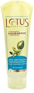 LOTUS HERBALS Jojobawash Active Milli Capsules Nourishing  Face Wash