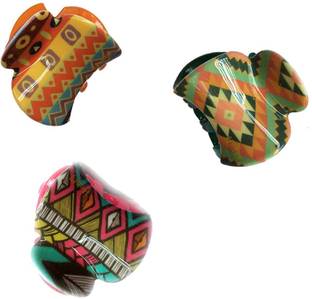 New Arihant Traders New Arihant Traders- Premium Quality Hair Clutchers/Clips/Claws for Women & Girls (Multicolor- 3 pieces) Hair Claw