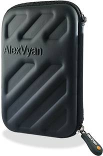 AlexVyan Pouch for Toshiba Canvio Basic 500GB 1TB 2TB Wired External Hard Disk Drive Drive Case Cover Bag Sleeve