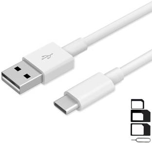 GoSale Cable Accessory Combo for ChromeBook Pixel, Chuwi Hi10 Plus, Coolpad Cool M7, Coolpad Cool Play... Pack of 2 White For ChromeBook Pixel, Chuwi Hi10 Plus, Coolpad Cool M7, Coolpad Cool Play 6, Coolpad Cool S1, Coolpad Cool1 dual, Elephone P9000, Elephone S8, Essential Phone PH-1 High Speed Type-C USB Charging Data Sync Cable 1 Meter With SIM Adapter Contains: Cable, SIM Adapter ₹249 ₹599 58% off Free delivery