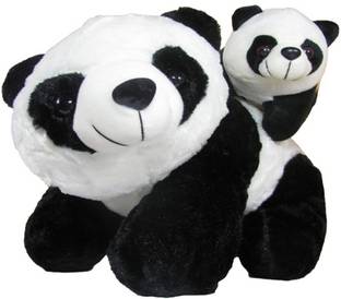 Giftee SWEET PANDA BEAR WITH 1 BABY  - 38 cm