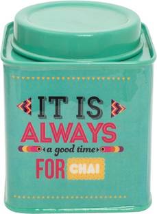 chumbak Steel Tea Coffee & Sugar Container  - 300 ml