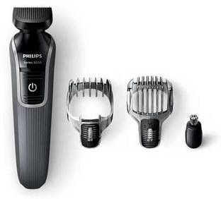 PHILIPS Multigroom series 3000 4-in-1 Beard and QG3332/23 Hair trimmer Trimmer 60 min  Runtime 4 Length Settings
