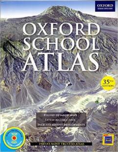 Oxford School Atlas  - Highly Detailed Maps Latest Reliable Data Includes Recent Developments 35 Edition