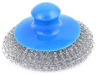 Stylewell Kitchen Dish Washer \ cleaner Steel Wool Utensils Cleaning Scrubber With Handle Scrub Pad