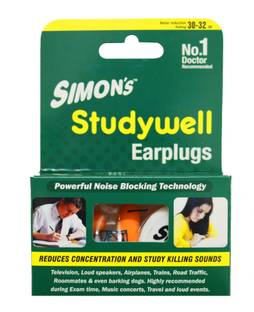 Simon's Simon's Studywell Earplug Super Saver Pack - 5 Pairs Ear Plug