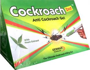 Cockroach Dot Cockroach Dotâ¢ | Anti cockroach gel with Neem extract(40gram) | Roach control | Gel Bait with Easy to Use Injection