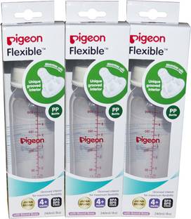 Pigeon PERISTALTIC NURSING BOTTLE RPP NIPPLE M - COMBO (PACK OF 3) - 720 ml