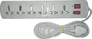 ina 6+1 Sockets Power Strip Extension Board Multi Plug ELECTRIC BOARD 2 A Three Pin Socket